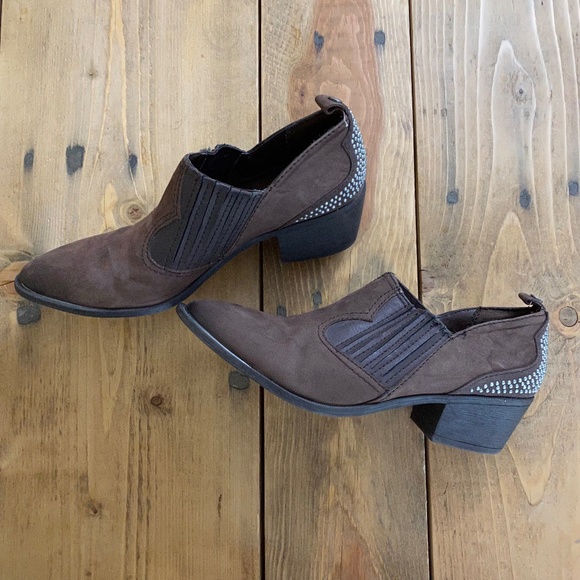 Circus Sam Edelman Western Cowboy Booties Boots Rivets Shoes